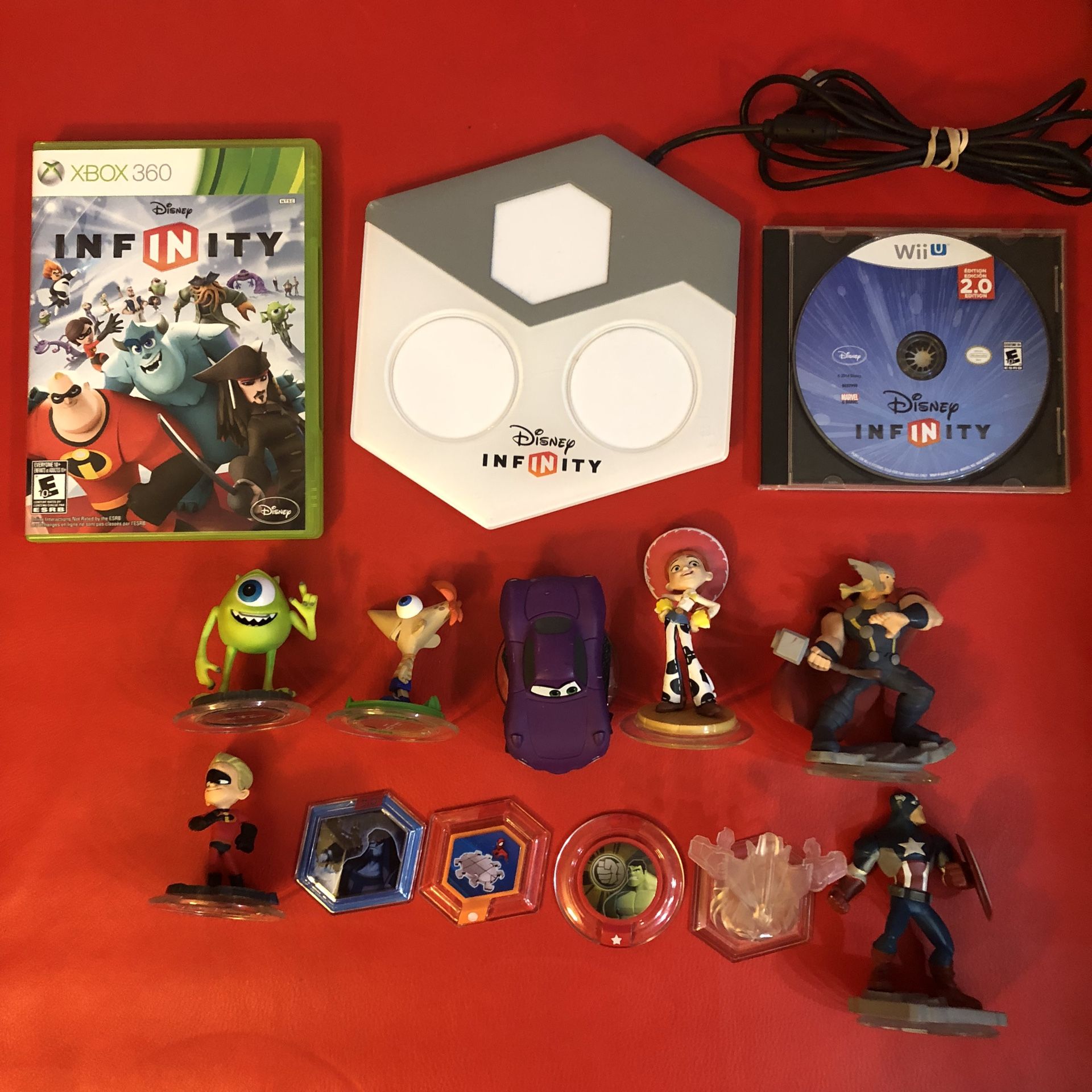 Disney Infinity Lot For Xbox360 and Nintendo Wii U