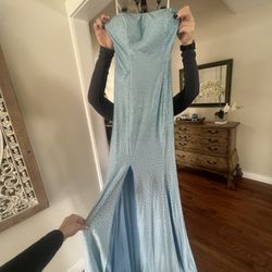 Light Blue Prom Dress