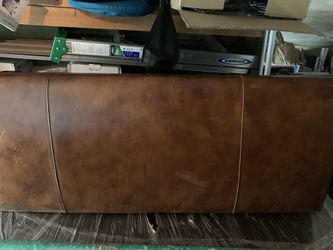 Reclining leather chairs (2). Matching ottoman. And dresser