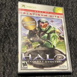 Halo Combat Evolved Best of Platinum Hits Original Xbox Video Game New Sealed