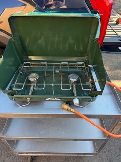 White Stag 2 Burner Stove Propane read the description