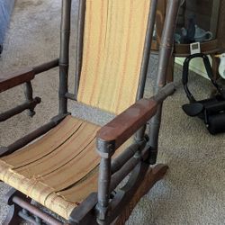 Antique Platform Rocking Chair 