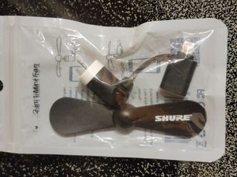 SHURE Rare Promo Item - 2 In 1 Mini- Fan For Smart Phone