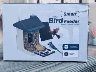 Smart Bird Feeder Camera w/ AI + Solar 🌞📸 Turn Your Backyard Into a Live Nature Documentary! 🐦