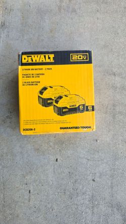 Dewalt 2-6ah batteries