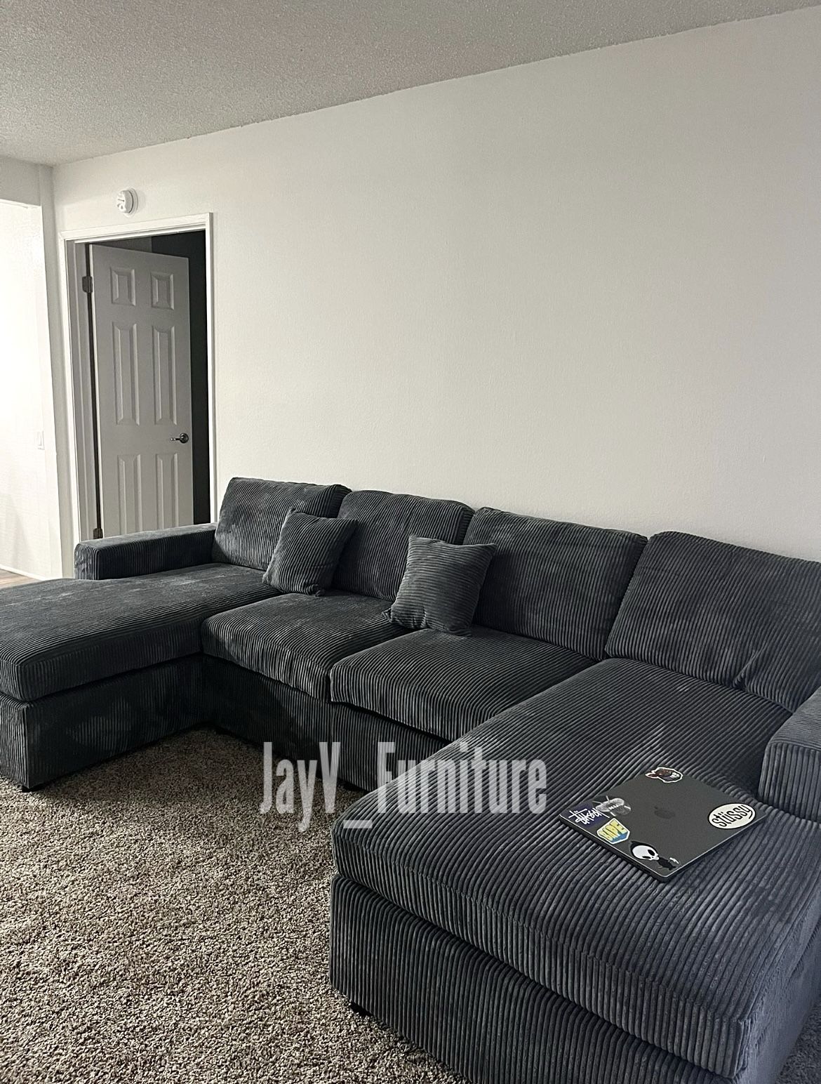 Dark Gray Sofa 