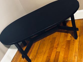 black table