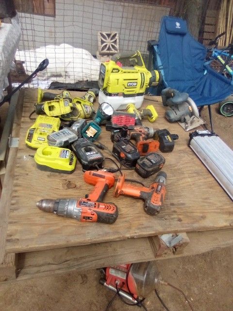 Ryobi Cordless Drill Saw Sprayer