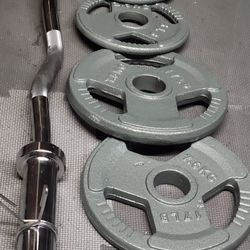Curl Bar Set Olympic 