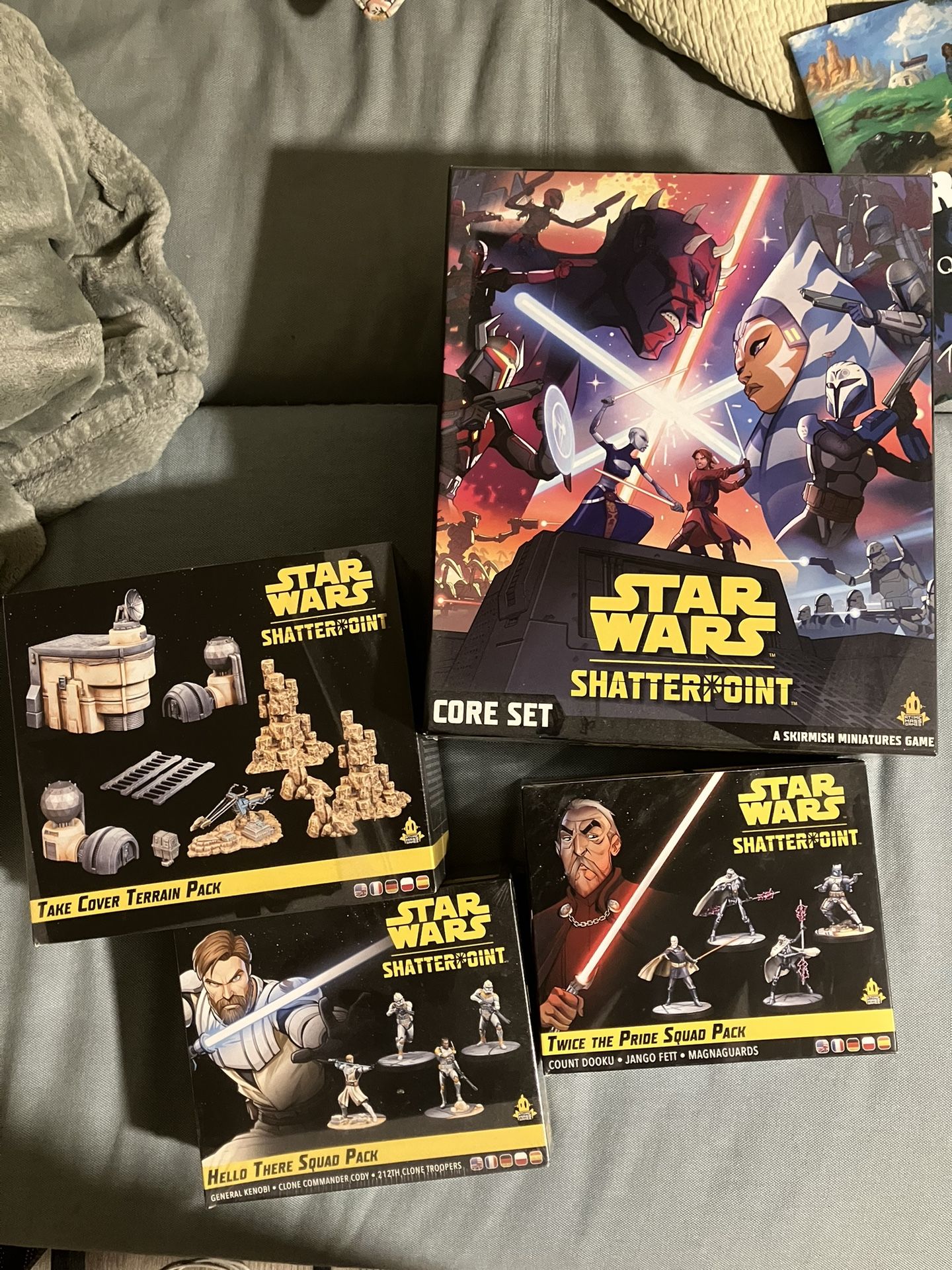 Star Wars Shatterpoint Board Game CIB + Expansions *SOME SEALED*