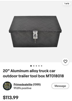 20” Aluminum alloy truck car outdoor trailer tool box MT018018