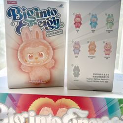 Authentic POP MART The Monsters Big Into Energy Series Vinyl Plush Blind Box