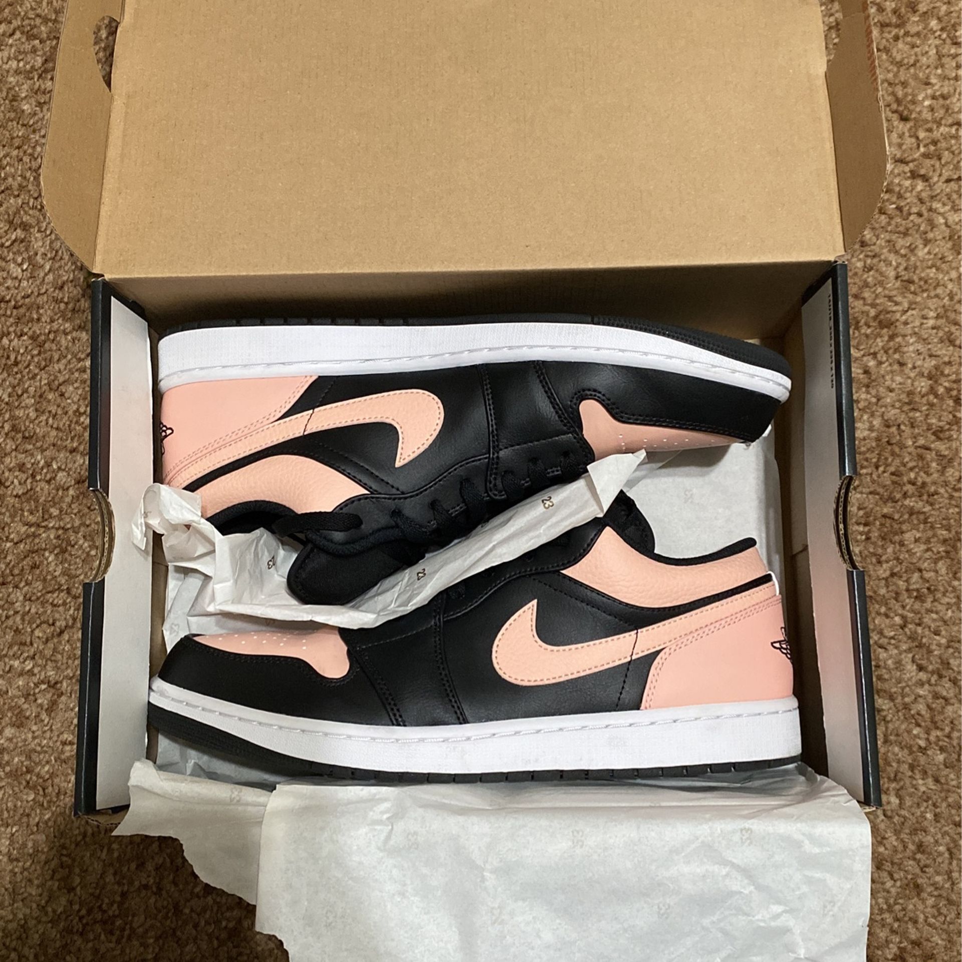 Jordan 1 Low Crimson Tints Size 12