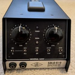 Universal Audio Solo/610 Desktop Tube Microphone Preamp 