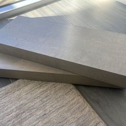 Custom Built Wood Floating Shelves