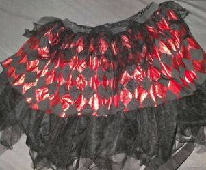 Like new Halloween Scary clown short skirt $25 OBO