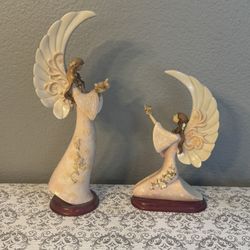 Two Angel Figurines