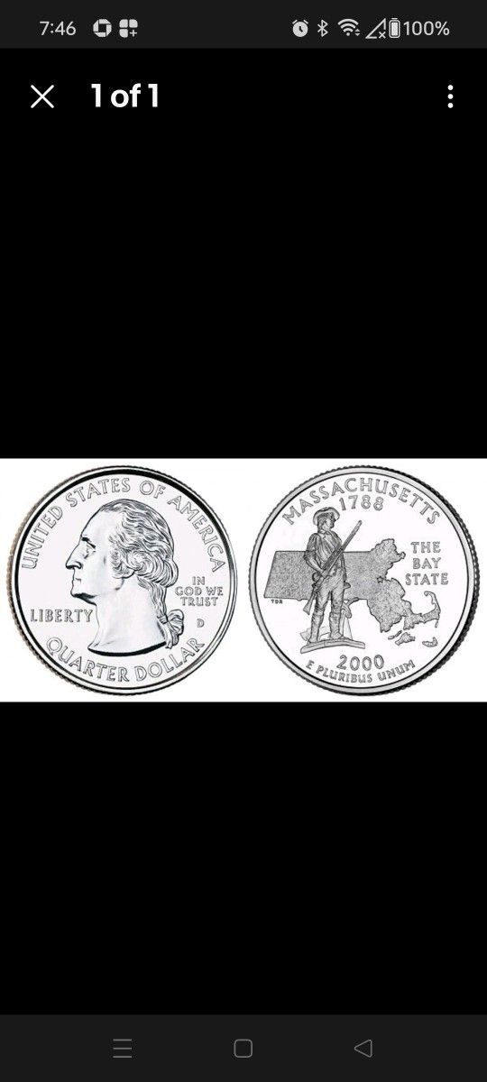 2000 Massachusetts Quarter