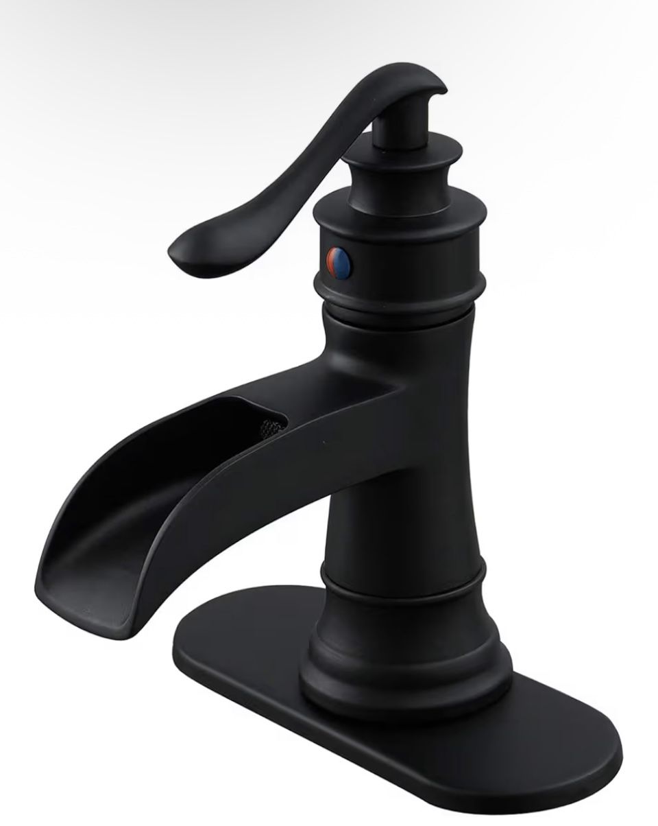 Bathroom Faucet Black Matte