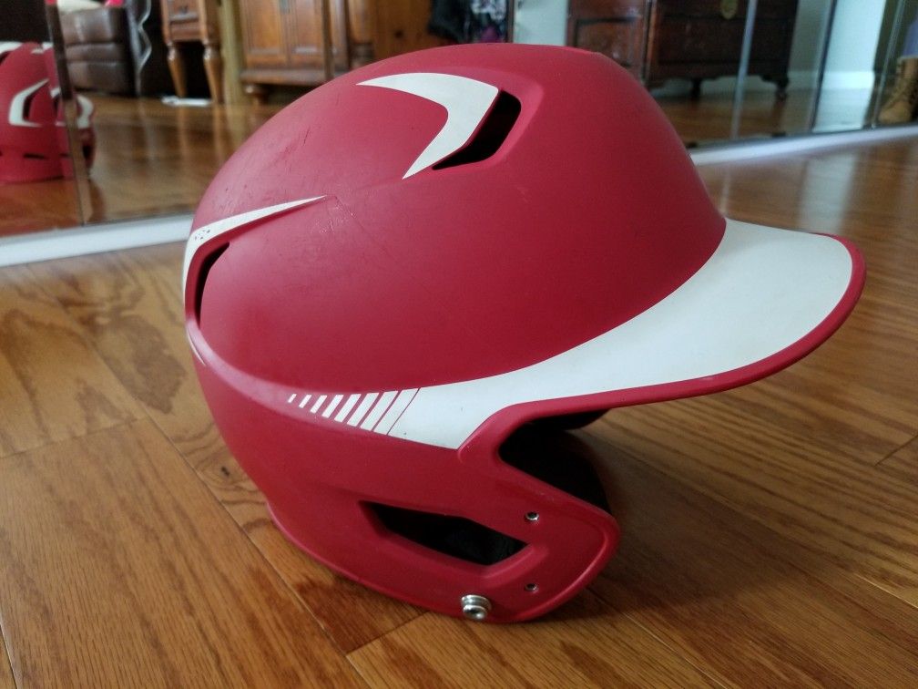 Easton Matte Red Z5 Youth Batting Helmet Grip 2T1 RDWH SKU 7 1/8