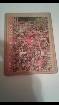 Michael Jordan In Your Face Card
