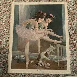 Ballet Print - Vintage
