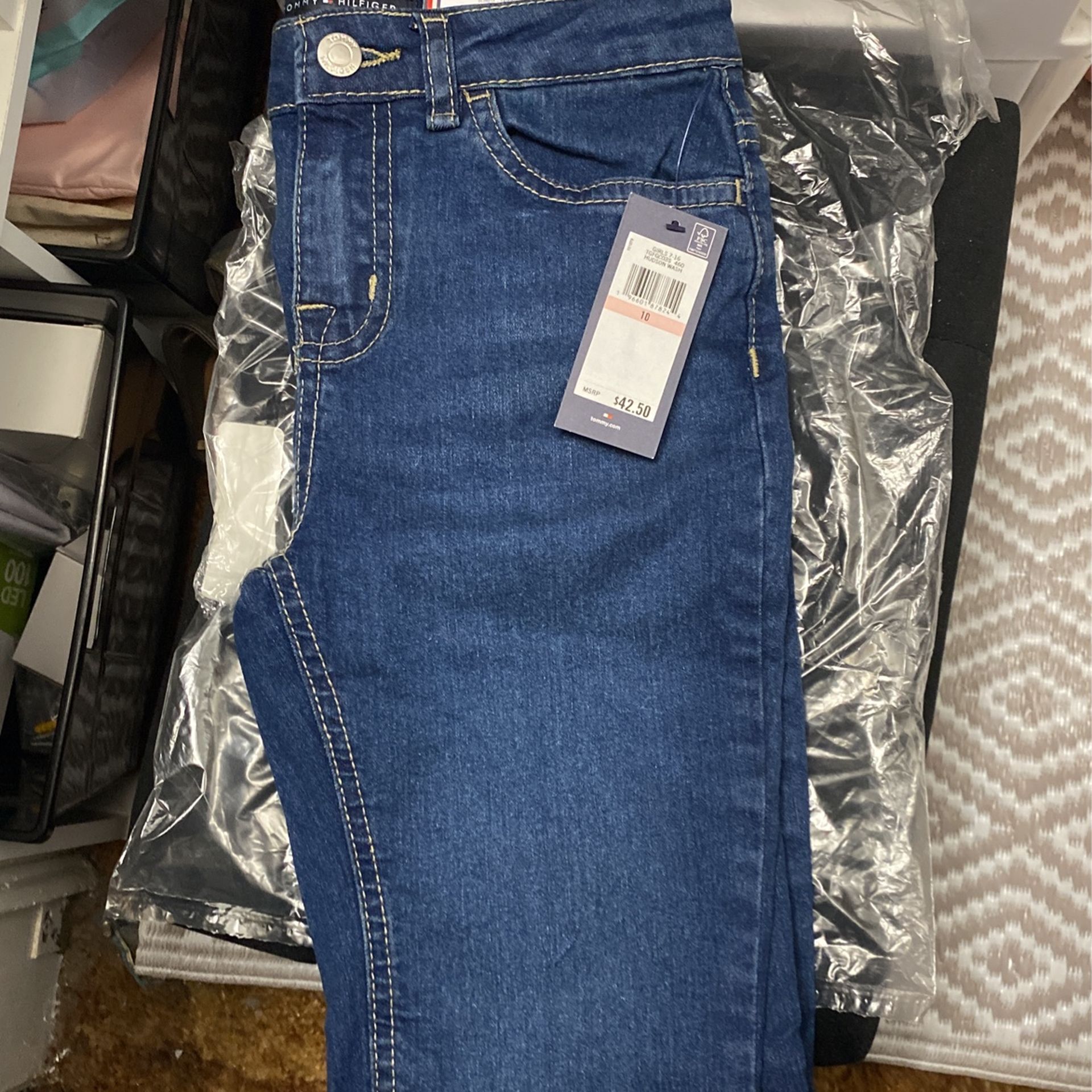 Tommy Hilfiger Girls Stretch jegging Size 10