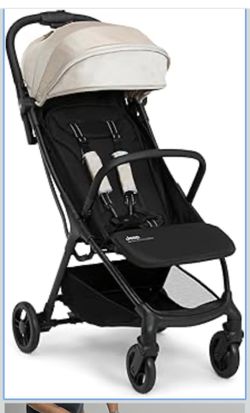 New! Jeep Altitude Compact Travel Stroller by Delta Children Greenguard Gold, Easy One Hand Fold