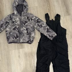 Kids Snow Jumpsuit & Jacket Size 5-6