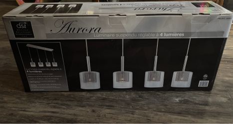 4-light adjustable pendant light