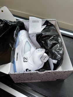 Jordan 5 white metallic