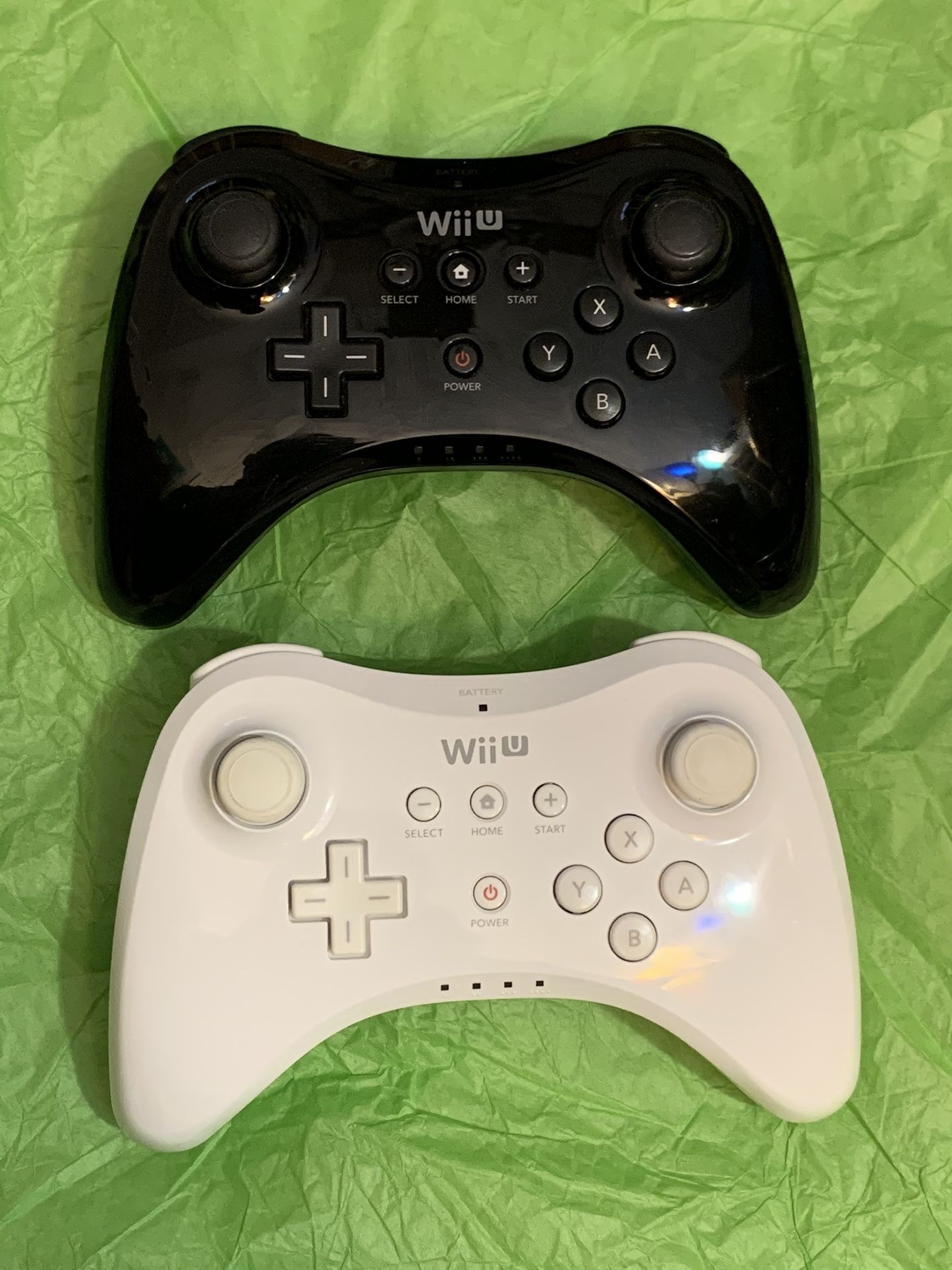 Pair of Wii U Pro Wireless Controllers