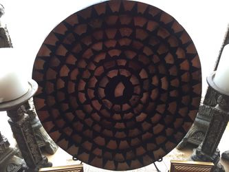 Tortoise shell platter and stand