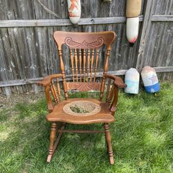 Antique Wooden Rocking Chair