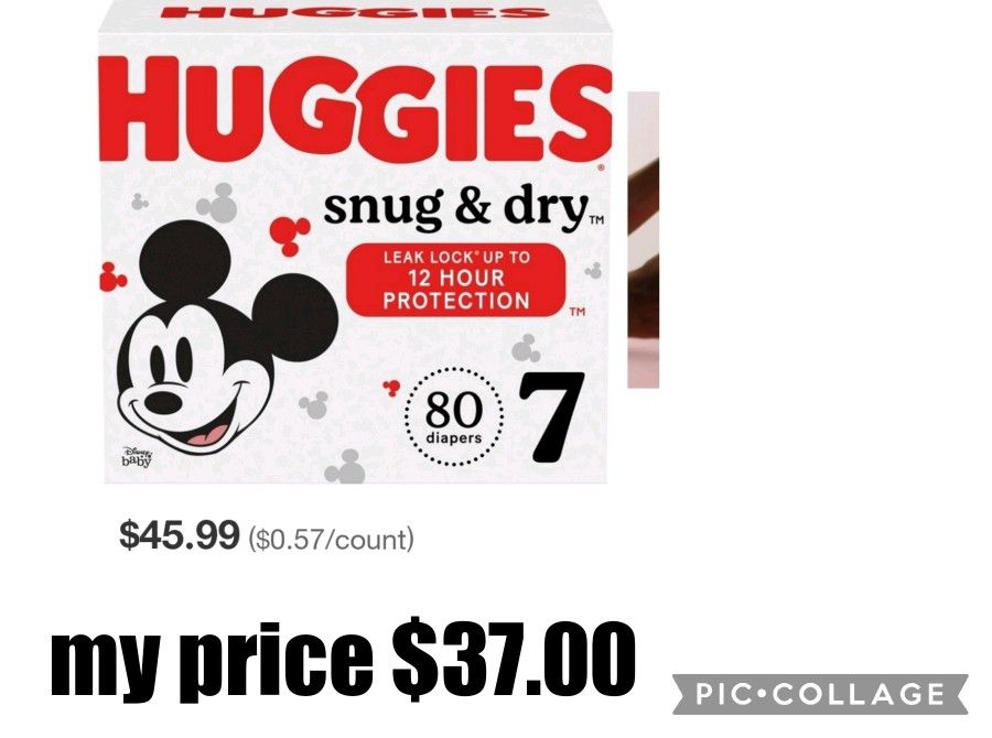 Huggies Size 7 80 Count