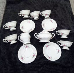 Vintage Wawel 13 Piece Polish China Set $130