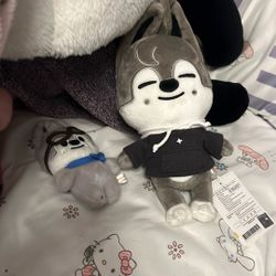 Skzoo Stray Kids Wolf Chan Plushies 