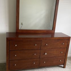 Dresser and Mirror