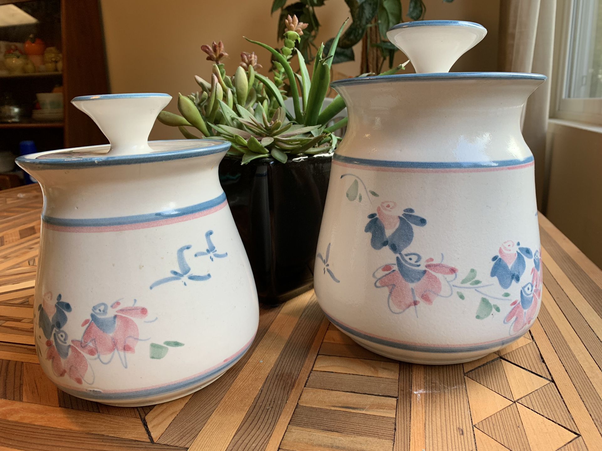 Vintage Tosch Ceramic Kitchen Jars
