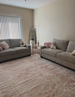 Sofa and love seat