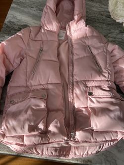 Zara Girls Pink Puffer Jacket Size: 11-12