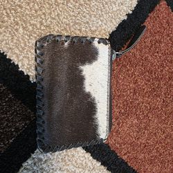 Cowhide purse
