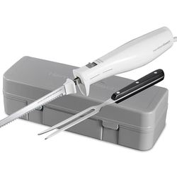 BRAND NEW IN BOX Hamilton Beach Electric Knife Set for Carving Meats, Poultry, Bread, Crafting Foam & More, Reciprocating Serrated Stainless Steel Bla
