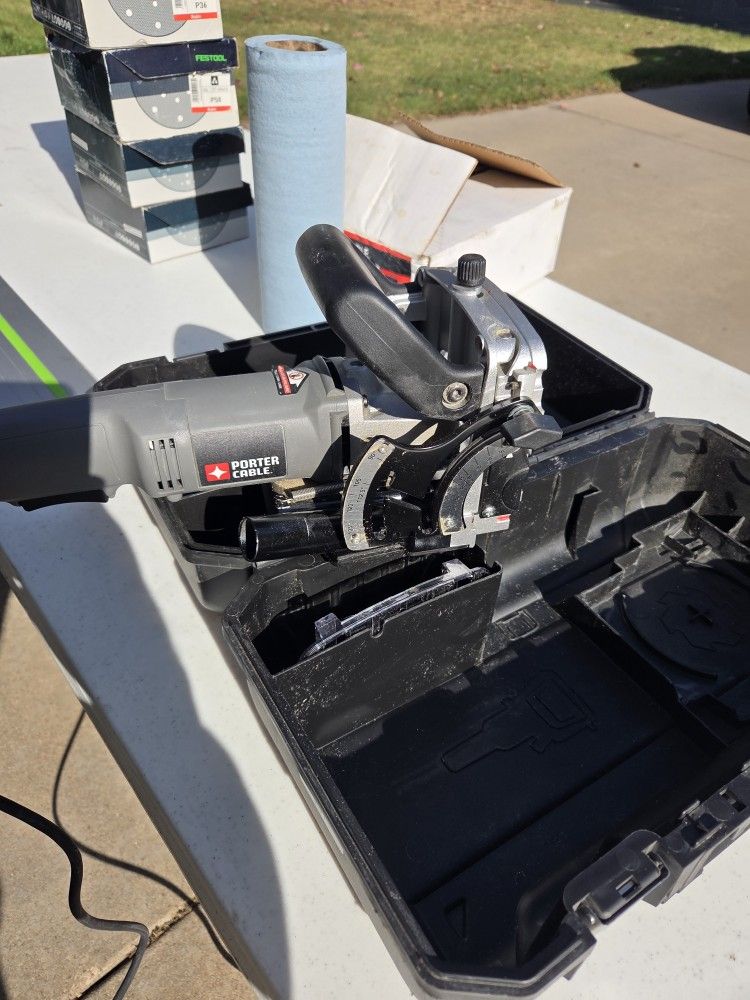 Porter Cable biscuit Joiner and biscuits