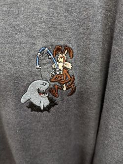 Extra Large Collar Polo Shirt Warner Brothers WB 