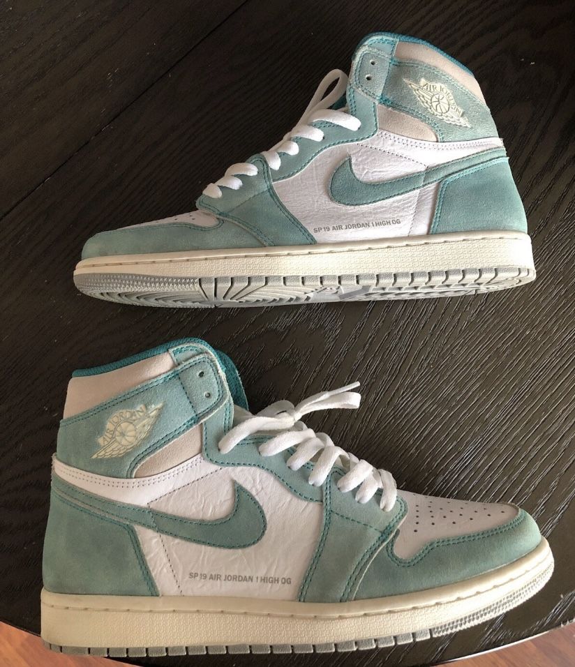 Air Jordan 1 Retro OG High Turbo Green 2019 Size 10.5