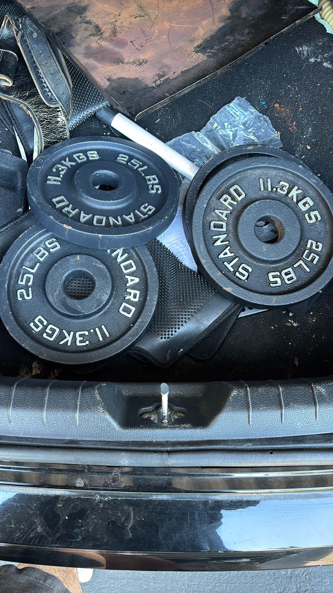 4 Plates, 25lbs Each
