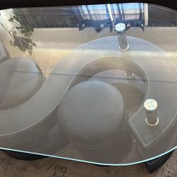 glass coffee table