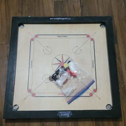 Carrom Board With Coins Striker 