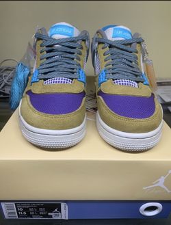 Union Jordans 4s Desert Moss Nike Size 10